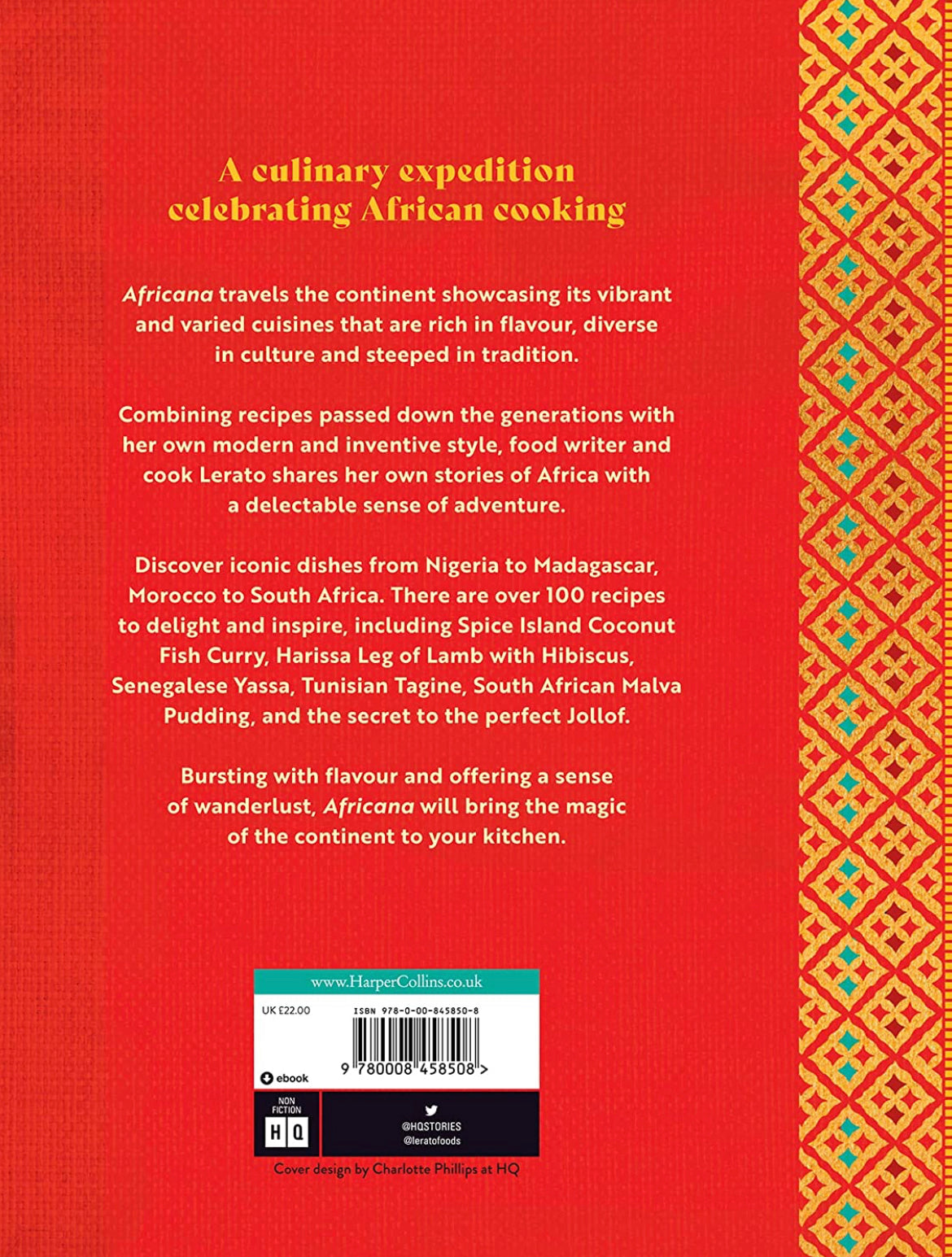 AFRICANA COOK BOOK - Signed Copy